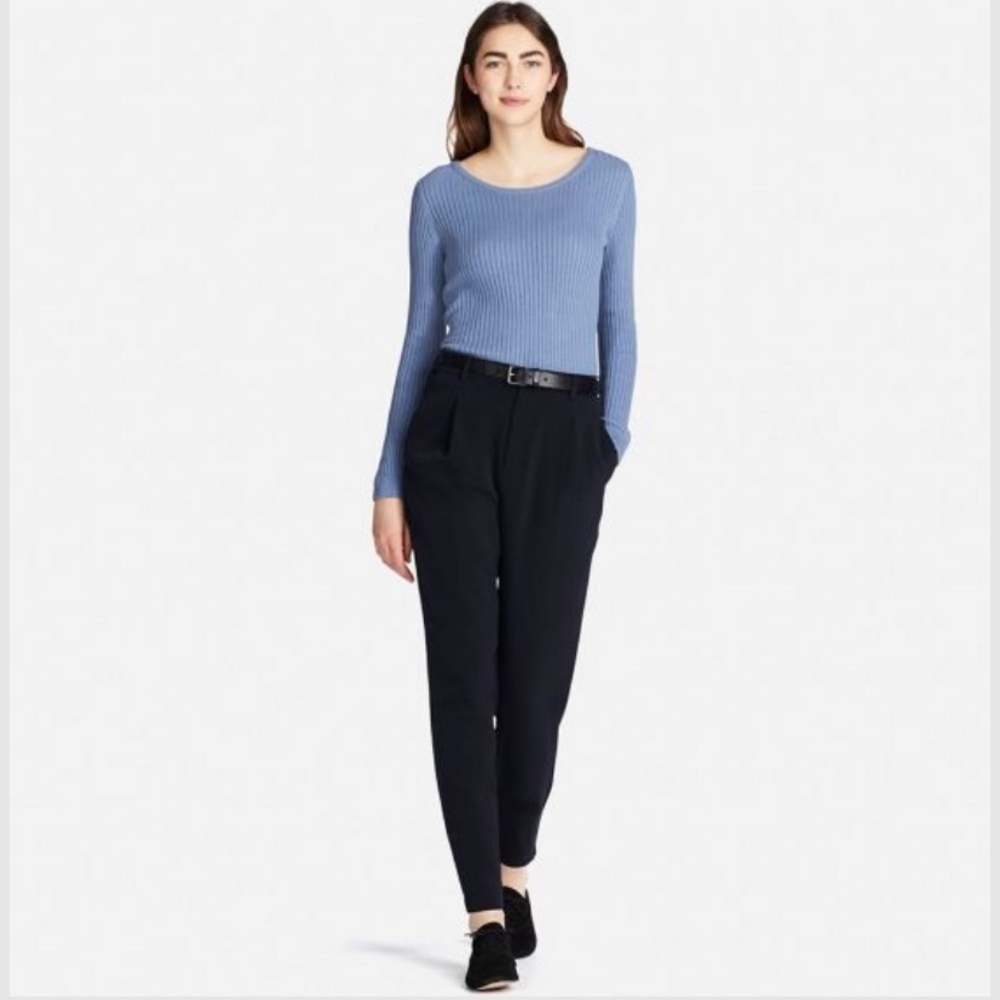 Navy Blue Uniqlo Jogger Trousers